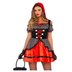 Disfraz de Caperucita Roja Corsé para mujer