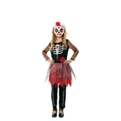Disfraz de Catrina Esqueleto para niña