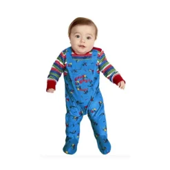 Disfraz de Chucky Azul para bebé