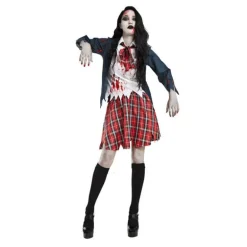 Disfraz de Colegiala Zombie para mujer