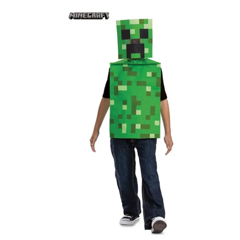 Disfraz de Creeper Minecraft para Niño - Licencia Oficial