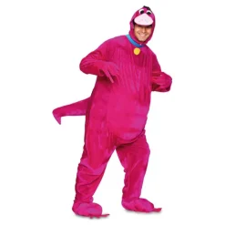Disfraz de Dinosaurio Rosa para hombre