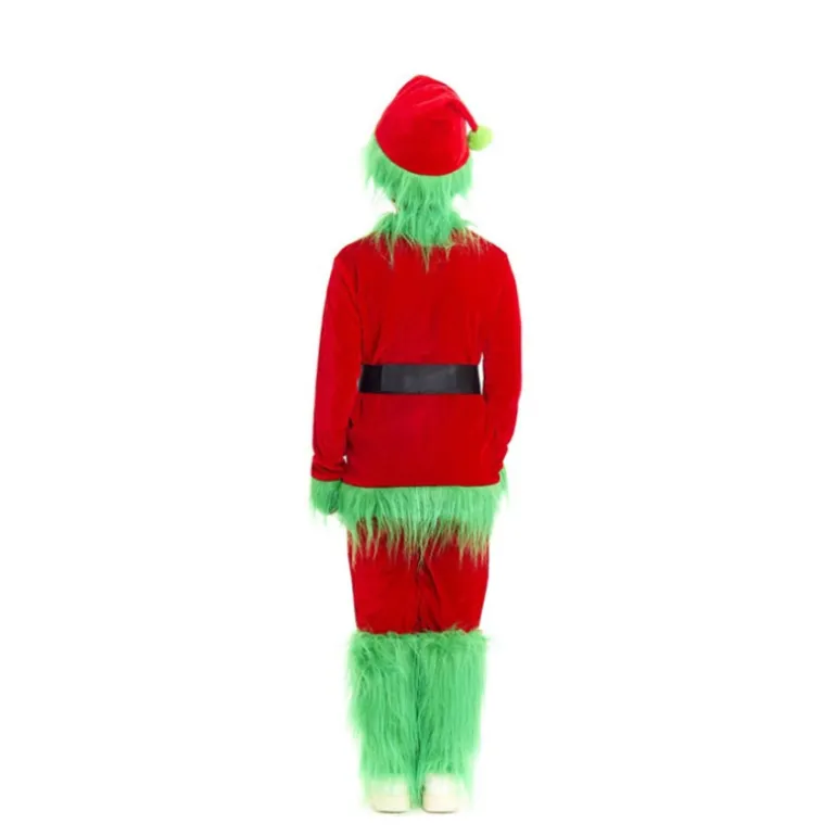Disfraz de Duende Gruñón de Navidad Verde para Niño
