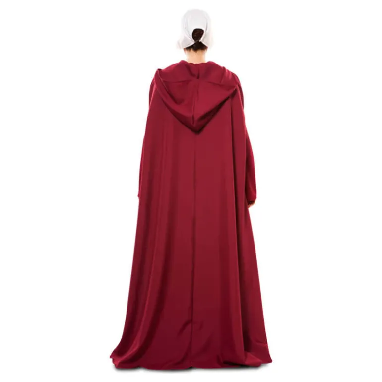 Disfraz de El Cuento de la Criada con capa para mujer