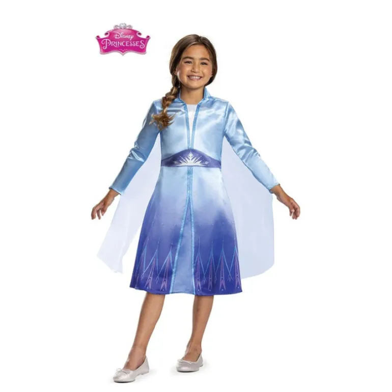 Disfraz de Elsa Frozen Azul para Niña