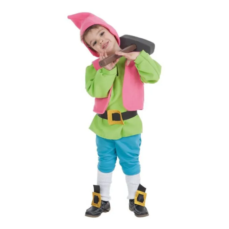 Disfraz de Enanito de Cuento verde para niño