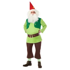 Disfraz de Enanito del Bosque Verde para Hombre