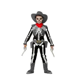 Disfraz de Esqueleto Cowboy para niño