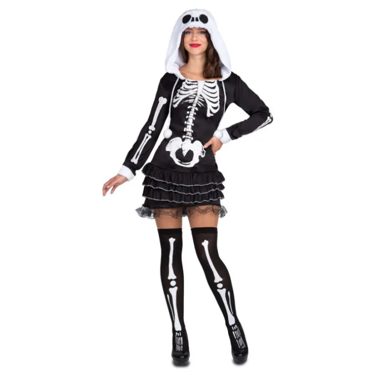 Disfraz de Esqueleto Sassy para mujer para Halloween