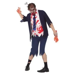 Disfraz de Estudiante Zombie para hombre