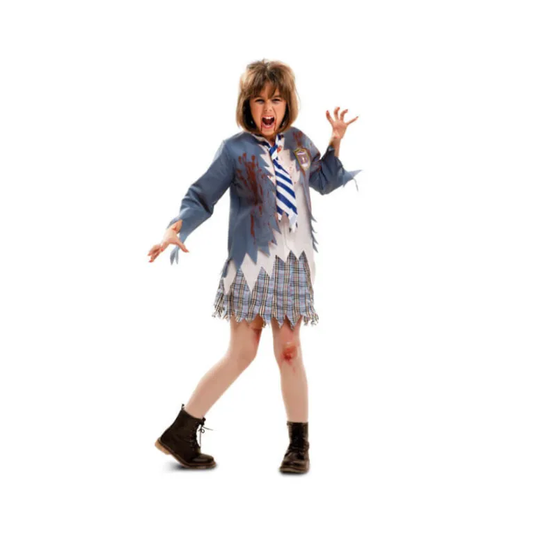 Disfraz de Estudiante Zombie chica para niñas de Halloween