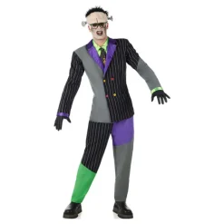 Disfraz de Frankenstein a Rayas para Hombre