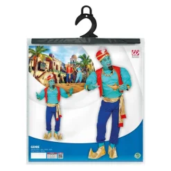 Disfraz de Genio Mágico Azul para Hombre