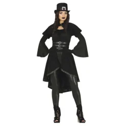 Disfraz de Gótica Negra Sofisticada para mujer