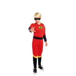 Disfraz de Héroe Party Rojo Increíble para Niño