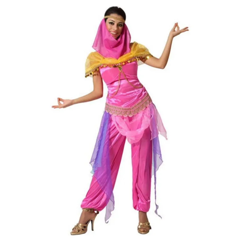 Disfraz de Jasmín rosa para mujer