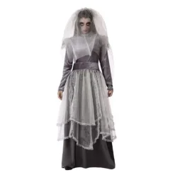Disfraz de La Llorona gris para mujer