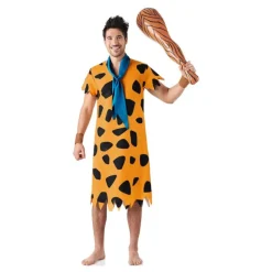 Disfraz de Los Picapiedra Naranja Elegante para Hombre