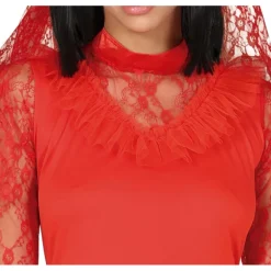 Disfraz de Lydia Novia roja para mujer