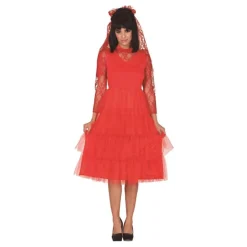 Disfraz de Lydia Novia roja para mujer