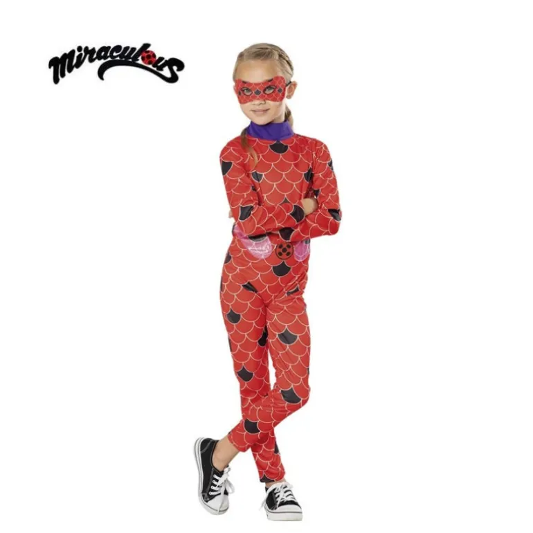 Disfraz de Miraculous Aquabug Green Col con Antifaz para Niña