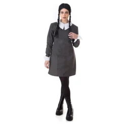 Disfraz de Miércoles Topos Negro para mujer