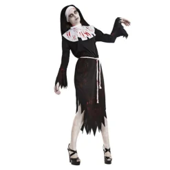 Disfraz de Monja Zombie para mujer