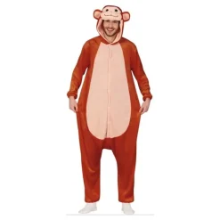 Disfraz de Mono Marrón Kigurumi Pijama para mujer