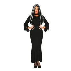 Disfraz de Morticia Addams básico