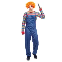 Disfraz de Muñeco Asesino para Hombre - Impactante y Realista