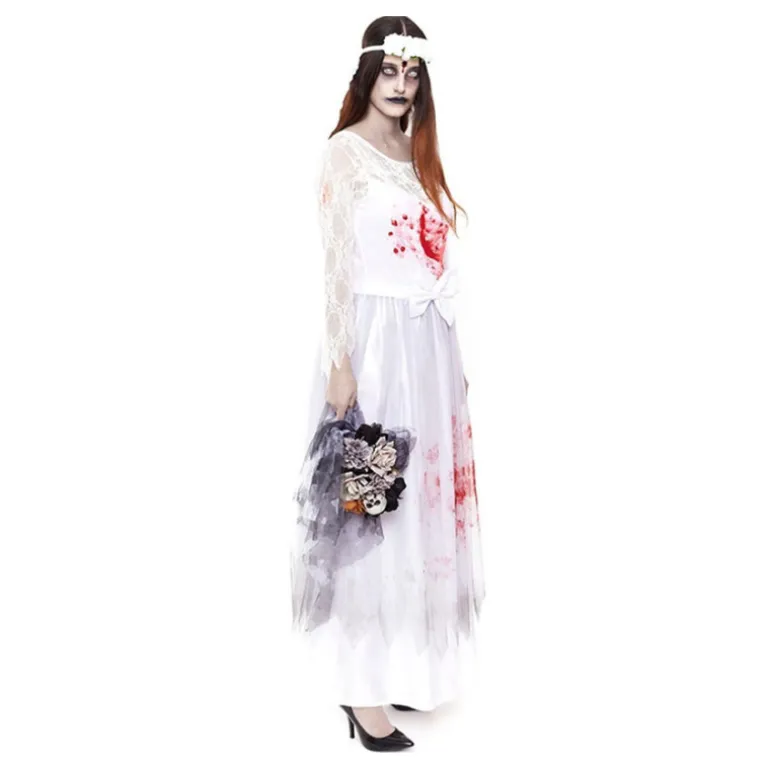 Disfraz de Novia Cadáver con Sangre para mujer