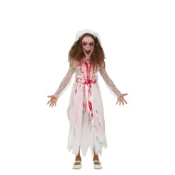 Disfraz de Novia Sangrienta para niña