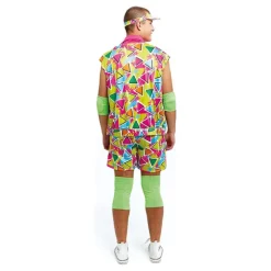 Disfraz de Patinador Roller Rosa Años 70 para Hombre