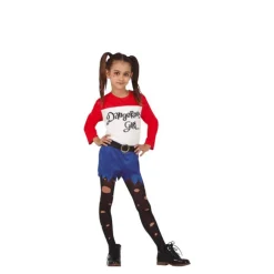 Disfraz de Payasa Peligrosa para niña