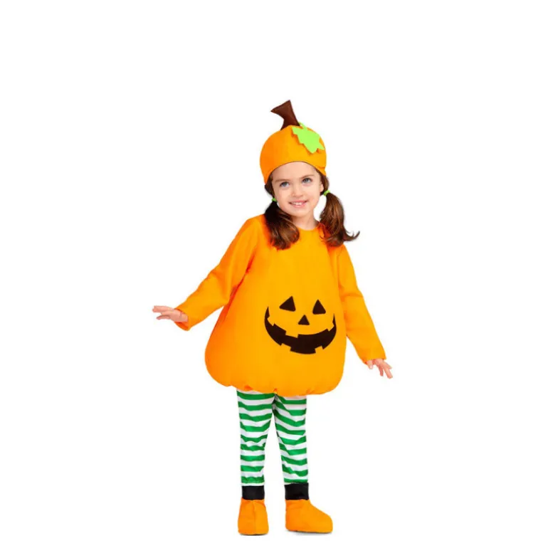 Disfraz de Pequeña Calabaza con gorro para bebé y niños