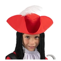 Disfraz de Pirata Garfio Rojo para Niño