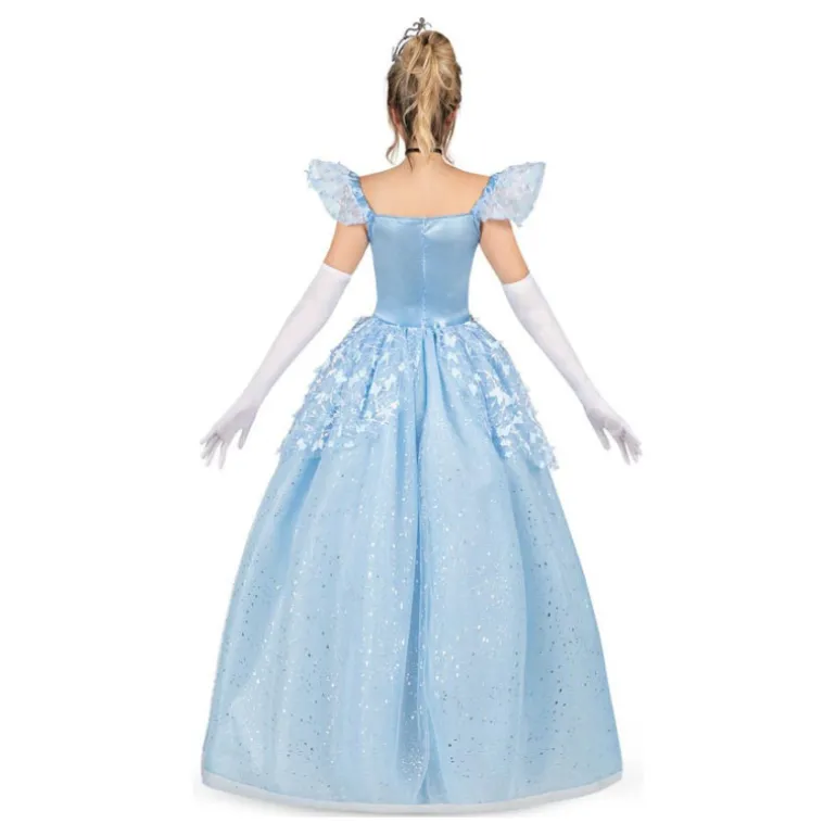 Disfraz de Princesa Azul Celeste de Cuento para Mujer