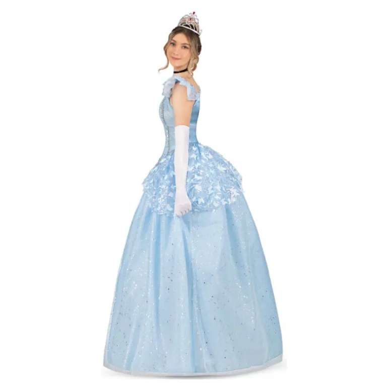 Disfraz de Princesa Azul Celeste de Cuento para Mujer