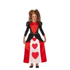 Disfraz de Reina Corazones para niña