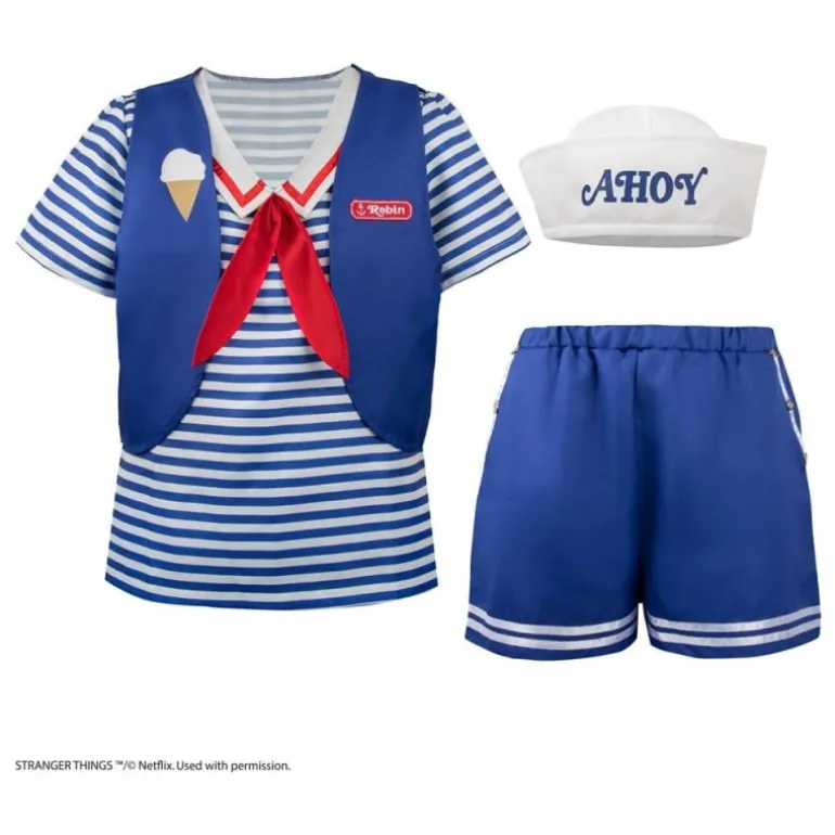 Disfraz de Scoops Ahoy Robin de Stranger Things