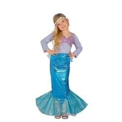 Disfraz de Sirena Brillante para niña