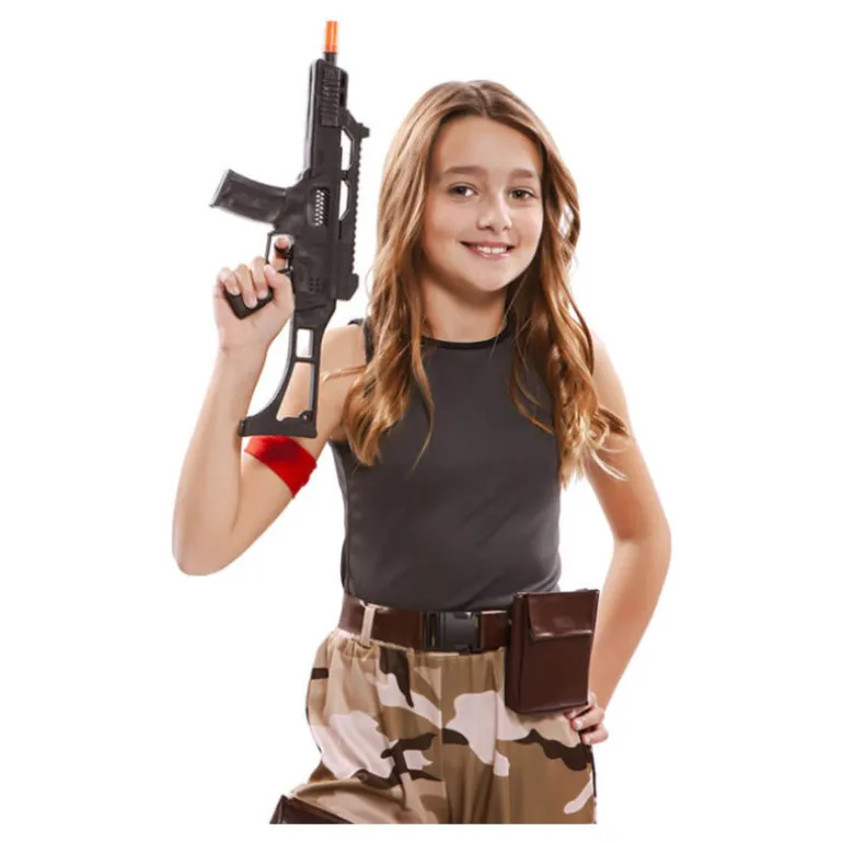 Disfraz de Skin militar asalto Fortnite para niña