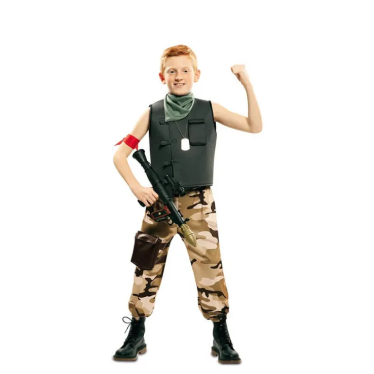 Disfraz de Skin militar asalto Fortnite para niño