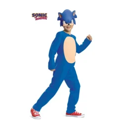 Disfraz de Sonic Azul con Máscara para Niños
