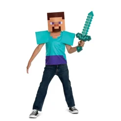 Disfraz de Steve Minecraft para Niños