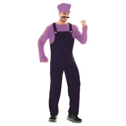 Disfraz de Super Mario Morado para hombre