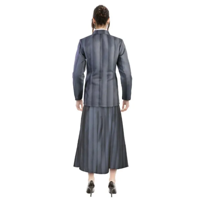 Disfraz de Uniforme Rayas Miércoles para Mujer