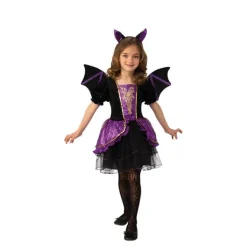 Disfraz de Vampiresa con Alas para niña