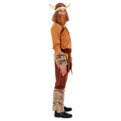 Disfraz de Vikingo Marrón Guerrero para hombre