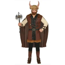 Disfraz de Vikingo Marrón para hombre
